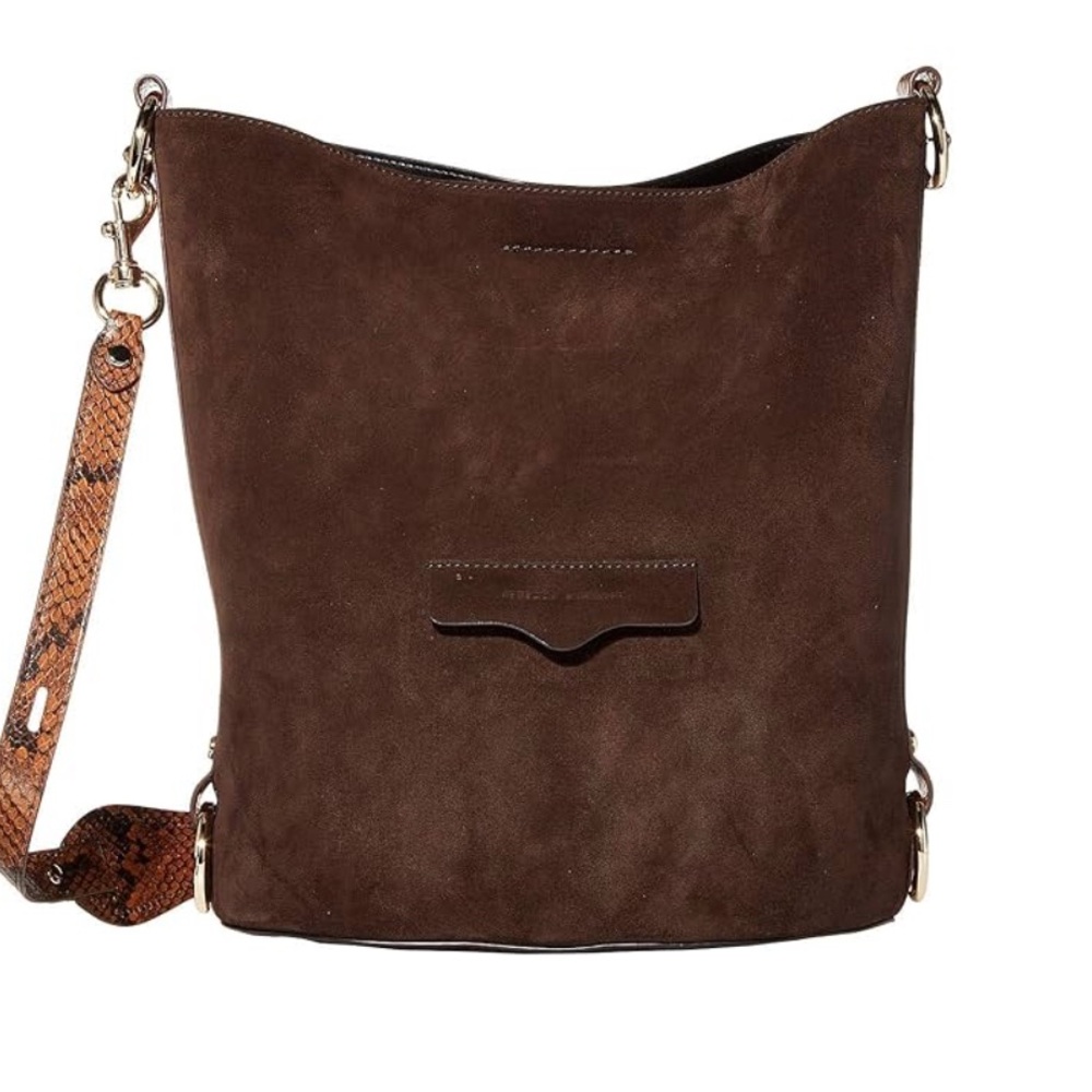 Rebecca Minkoff Utility Convertible Bucket Ganache Large Tote Crossbody